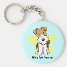 Fox Terrier do fio da estrela de Kawaii Chaveiros