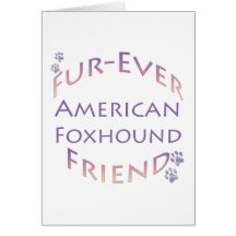 Foxhound americano Furever Cartões