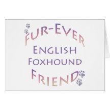 Foxhound inglês Furever Cartões
