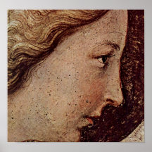 Fra Angelico - cara do anjo do aviso Impressão