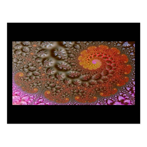 Fractal 12 cartoes postais