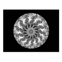 Fractal espiral mandelbrot spiral cartões postais
