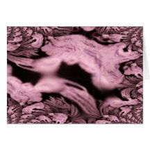 Fractal roxo da arte do velo cartões