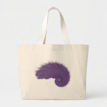 Fractal roxo do olho bolsa