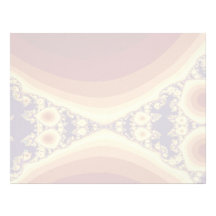 Fractal vermelho e roxo papéis de carta personalizados