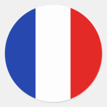 France, France Adesivos Redondos
