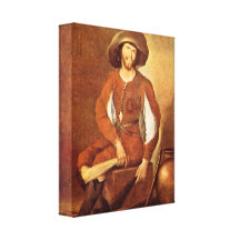 Francisco Herrera - o vassoura-fabricante Impressão Em Tela Canvas
