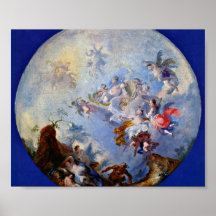 Franz Anton Maulbertsch - Jupiter e Antiope Pôsteres