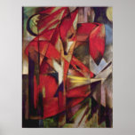 Franz Marc - raposas Posters
