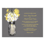 Frasco de pedreiro e Wildflowers que Wedding convi