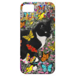 Freckles nas borboletas - gatinho do smoking capa de iPhone 5 Case-Mate