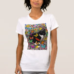 Freckles nas borboletas - gato do gatinho de Tux T-shirts