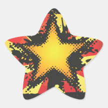 FreeVector-Grunge-Star.ai Adesivos Em Forma De Estrelas