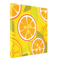 FreeVector-Orange-Graphics.ai Impressão De Canvas Esticada