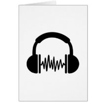 Freqüência DJ dos fones de ouvido Cartão