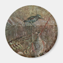 Fresco de Pompeian por DES 1. de Pompejanischer Ma Imã
