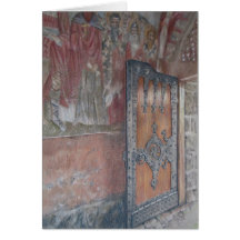 Fresco e porta de Zica Cartoes