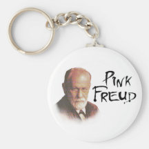 Freud cor-de-rosa chaveiro