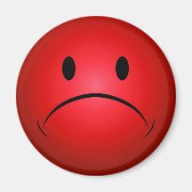 Frownie vermelho enfrenta o ímã imãs