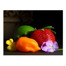 fruta-ainda-vida cartões postais