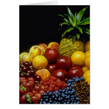 Frutas bonitas cartões