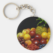 Frutas bonitas chaveiros