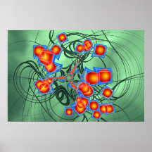Frutos Geodesical Poster