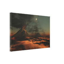 Fuego Impressão De Canvas Envolvida