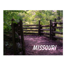 Fuga de Missouri Cartoes Postais