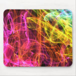 Fumo do Fractal do arco-íris Mousepads