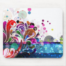 fundo abstrato da flor mousepad
