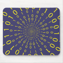 Fundo circular binário mousepads