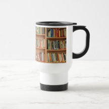 Fundo da estante caneca
