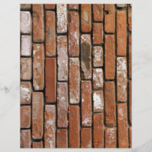 Fundo da parede de tijolo modelo de panfleto