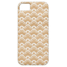 Fundo de madeira floral abstrato moderno de C4marr Capa iPhone 5 Case-Mate