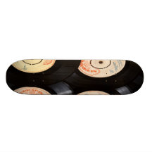 Fundo dos registros de vinil skate