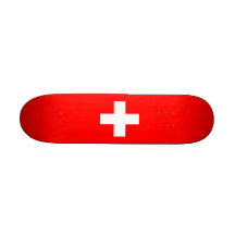 Fundo editável, a bandeira da suiça skate