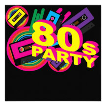 Fundo retro da música convite personalizado