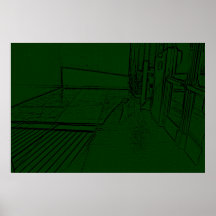 Fundo verde pôsteres