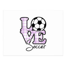Futebol do amor cartoes postais
