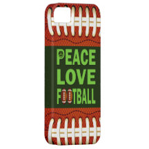 Futebol do amor da paz iPhone 5 capas