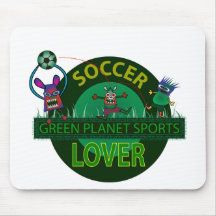 Futebol: Esportes verdes do planeta Mouse Pad