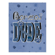 GAJO do Borzoi Cartões Postais