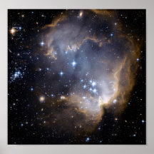 Galáxia de NASAs NGC602 Posters