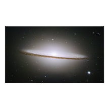 Galáxia do Sombrero (telescópio de Hubble) Impressão De Fotos