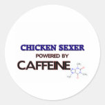 Galinha Sexer psto pela cafeína Adesivos