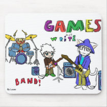 Games and Write Band Mousepad tapetes para ratos