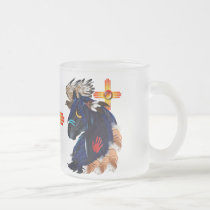 Garanhão preto da caneca da manhã canecas