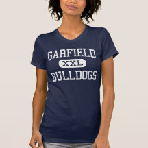 Garfield - buldogues - alto - Los Angeles Tshirt