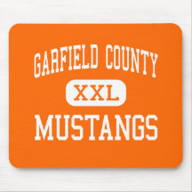 Garfield County - mustang - distrito - Jordão Mousepads